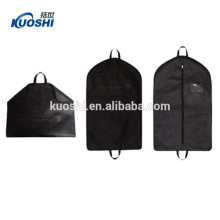wholesale cotton frabic breathable garment bag with logo print